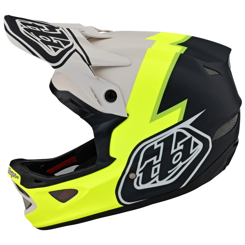 Troy Lee Designs D3 Fiberlite Helm - Volt Flo Yellow 7 Troy Lee Designs D3 Fiberlite Helm - Volt Flo Yellow - Afbeelding 5