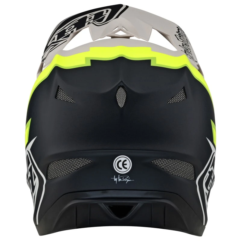 Troy Lee Designs D3 Fiberlite Helm - Volt Flo Yellow 9 Troy Lee Designs D3 Fiberlite Helm - Volt Flo Yellow - Afbeelding 7